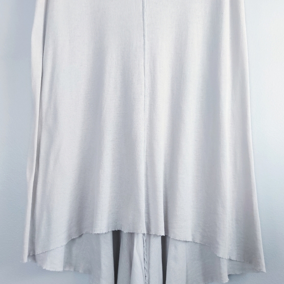 Peachoo + Krejberg sleeveless seamed tunic dress with raw hems - Picture 5 of 11